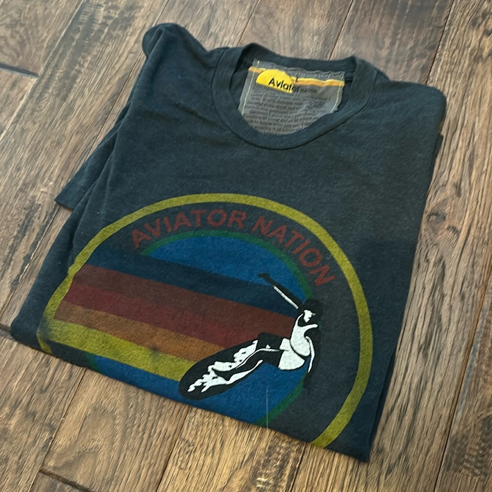 Aviator Nation unisex L Boyfriend Tee